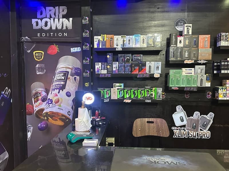 Vape Studio shop for Sale | Running business setup for sale | Vape sel 16