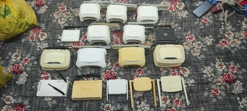 Wifi Router Switches Tenda TP Link Ptcl Modems Fiber ONU Dlink 0