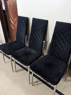 Fabric dining chairs