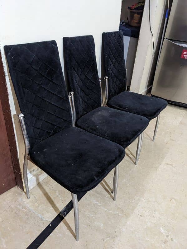 Fabric dining chairs 1