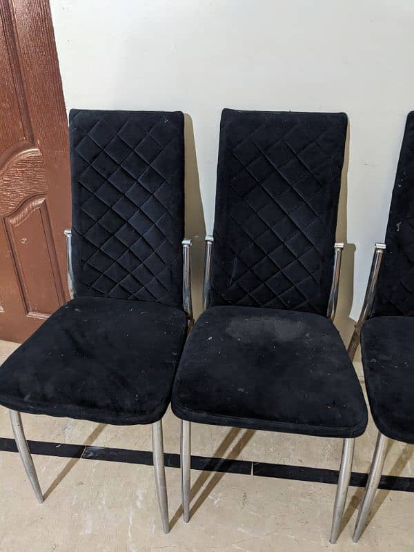 Fabric dining chairs 3