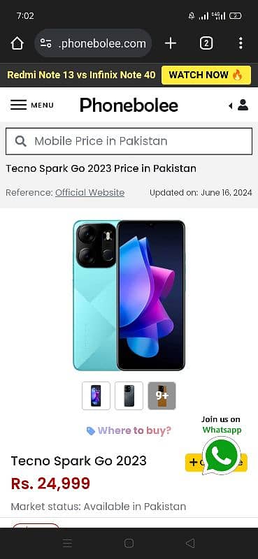 Tecno SparK Go 2024,*2Month WaRnty"7GB RaM & 64GB*Lusssshh 10/10,* 3