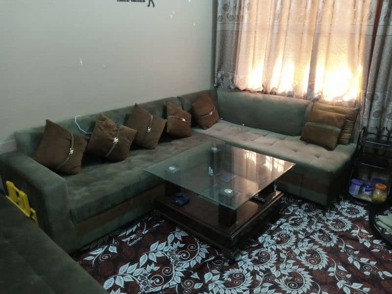 5 seater L shaped Sofa 1