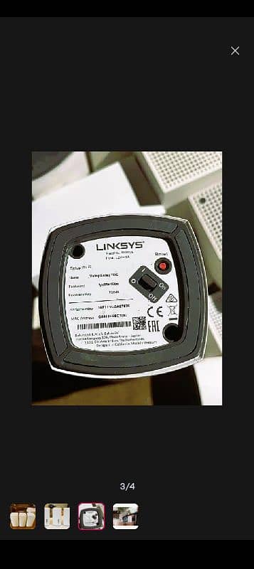 Linksys router 4