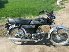 Honda CD 70 lush condition black color