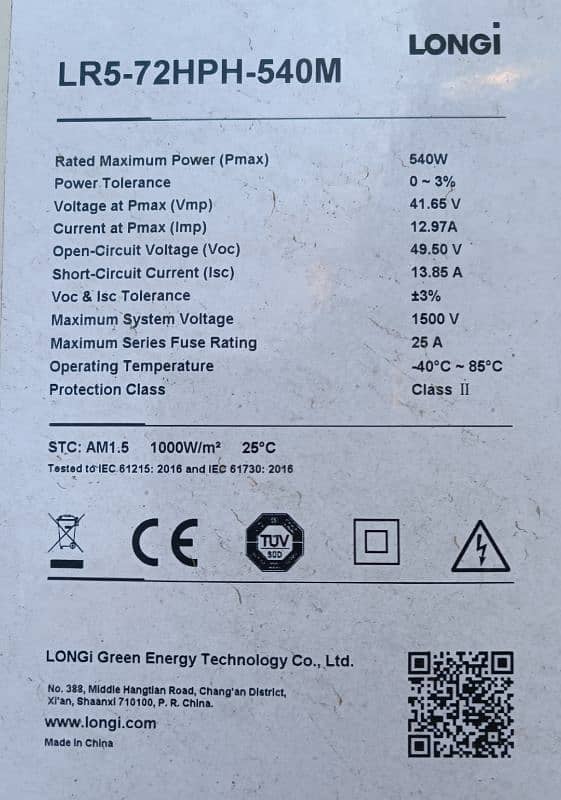 Longi Panels 540 Total 06 0