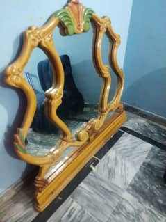 mirror with solid frame