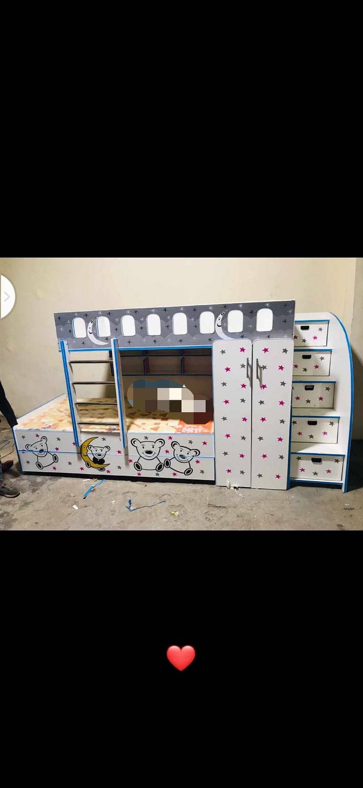 Bunk bed / kids furniture  kids bed / kids bunker bed | 03234921584 7