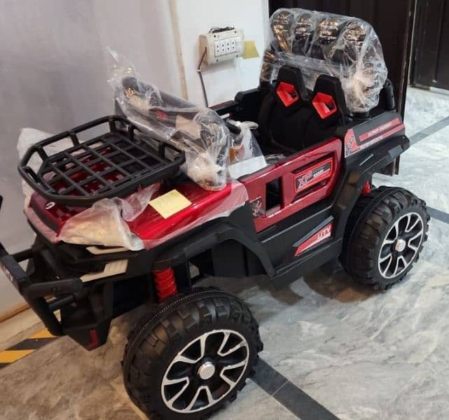 Jeep 6 moters 6 speed rechargeable (upto 12 years kids) 3