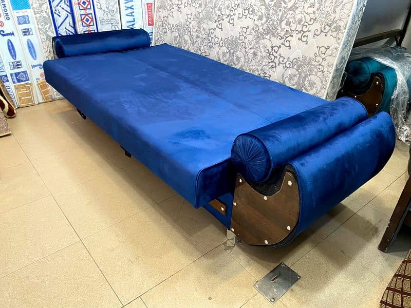 Wooden Sofa Cum Bed - Free Home Delivery 1