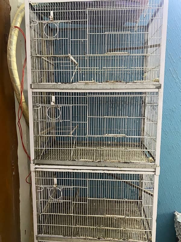 love bird cages for sale 33000/- for all 4