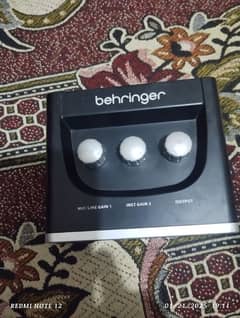 Behringer interface