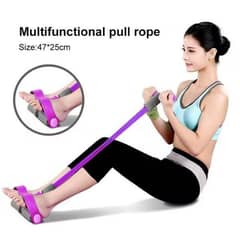 portable non- slip grip fitness pull rope/durable resistant band