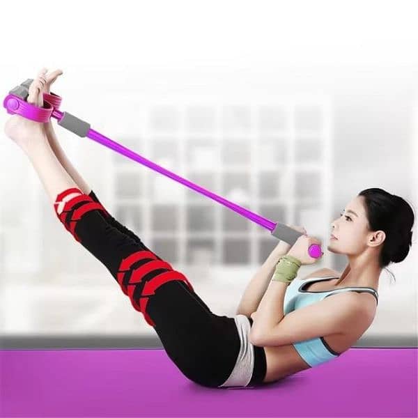 portable non- slip grip fitness pull rope/durable resistant band 1