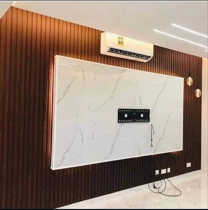 Media wall - feature wall-Media wall unit- Wpc Wall Panel-Wall molding 8