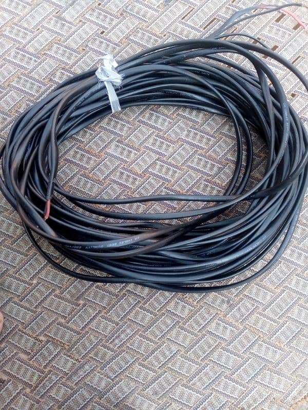 electric cable 7,29 copper double tar 0