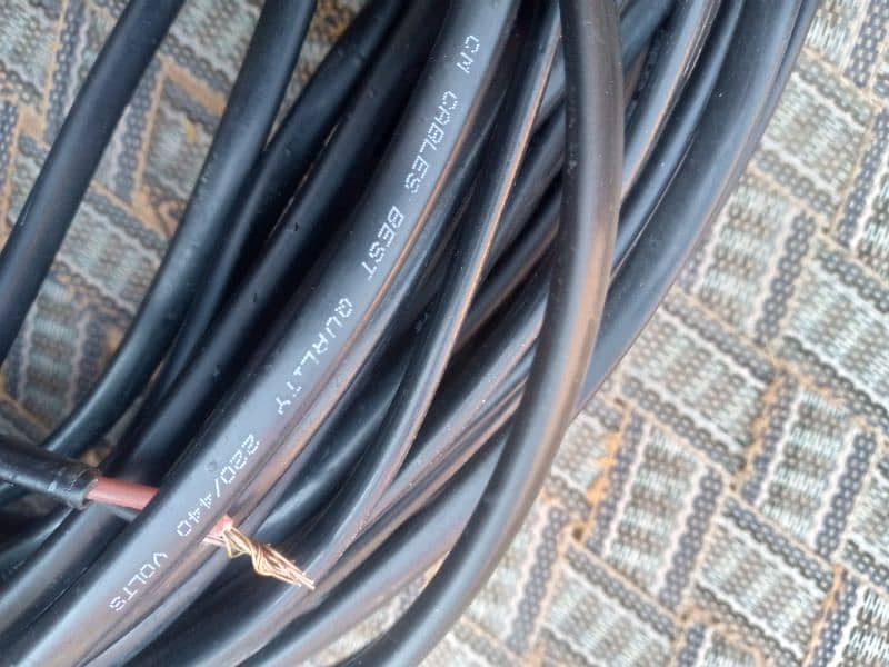 electric cable 7,29 copper double tar 3