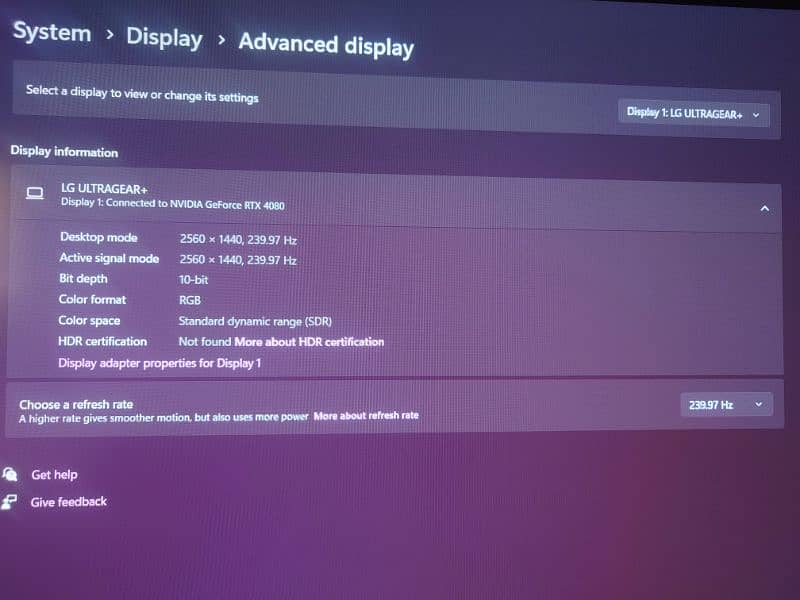 LG 27 inch 2k 240hz OLED monitor 1