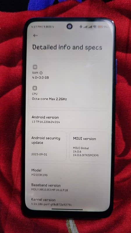 Redmi note 10 5G 4