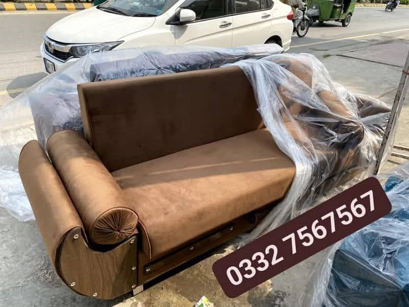 Wooden Sofa Cum Bed - Free Home Delivery 5