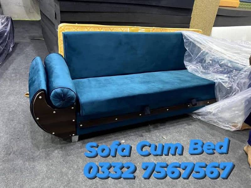 Wooden Sofa Cum Bed - Free Home Delivery 6