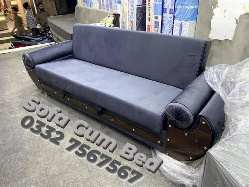 Wooden Sofa Cum Bed - Free Home Delivery 7