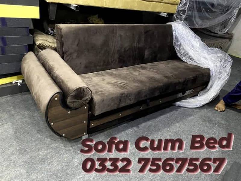 Wooden Sofa Cum Bed - Free Home Delivery 8