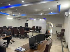 10 Marla 1st Floor Hall Available for Softwere Houses, Call Centers and Silent Offices