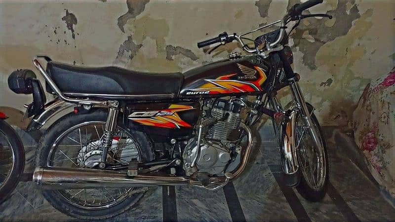 Honda cg 125 black colour 2021 4