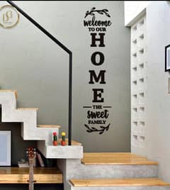 welcome home wooden wall decor