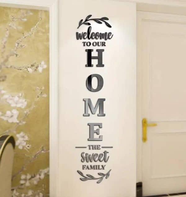 welcome home wooden wall decor 1