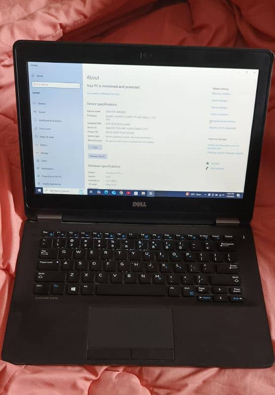 Dell laptop core i5 6th generation Latitude E7270 8/128 1