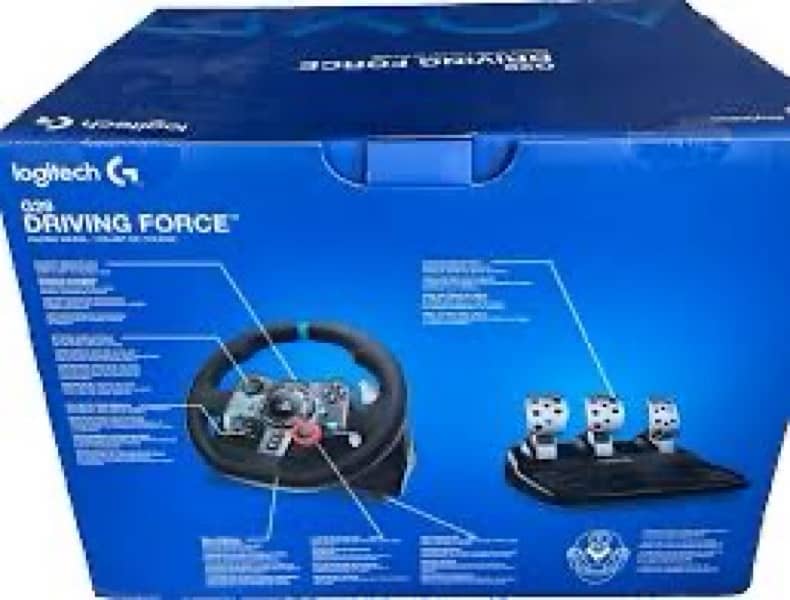 Logitech G29 Driving Force Racing Wheel for PS5, PS4 & P 1