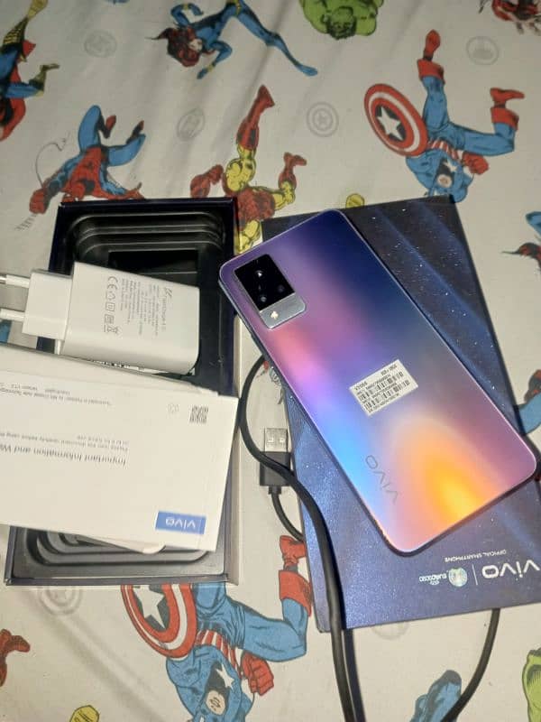 Vivo V21 . . . 8+5/128 Gb With Complete Saman 1