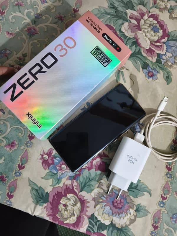 Infinix zero 30 complete box 3