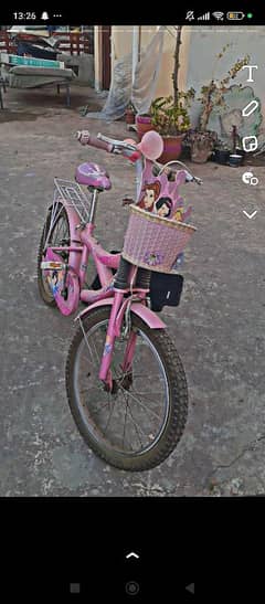 pink bicycle