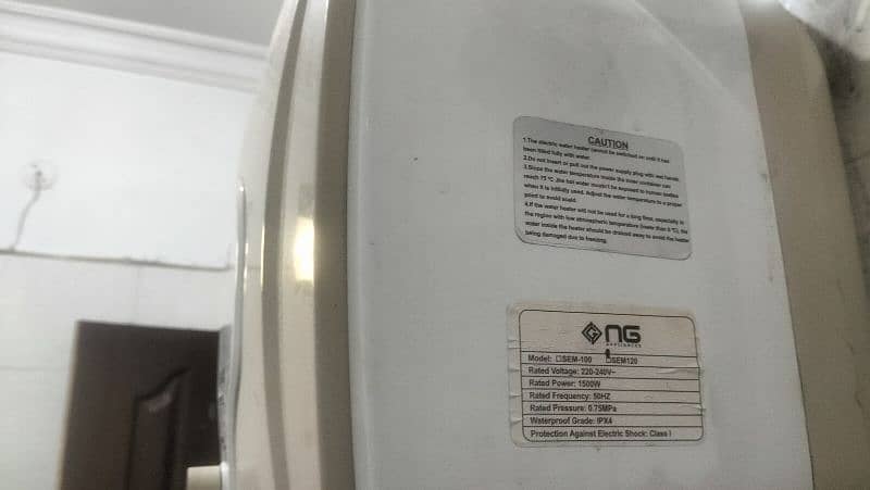 Nas gas electric geyser for urgent sell 2