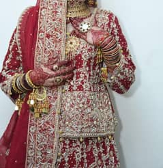 *Bridal lehenga | ready to wear | Deziner lehenga | Red lehenga*