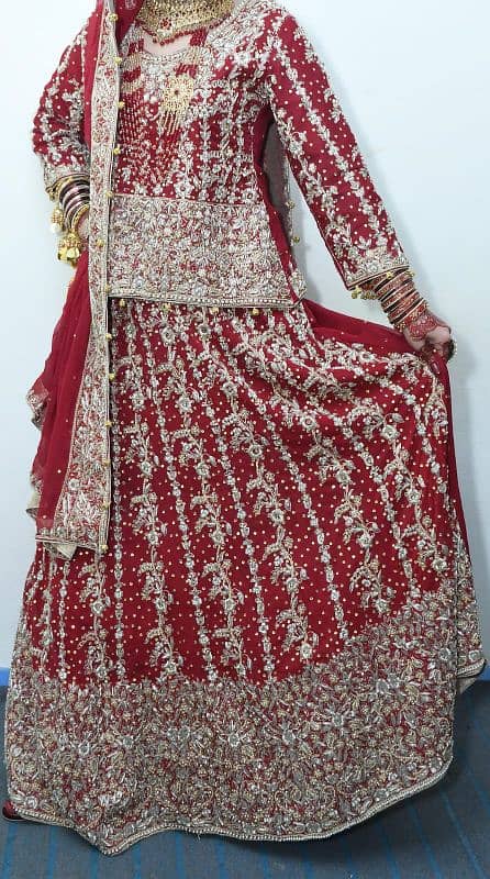 *Bridal lehenga | ready to wear | Deziner lehenga | Red lehenga* 6