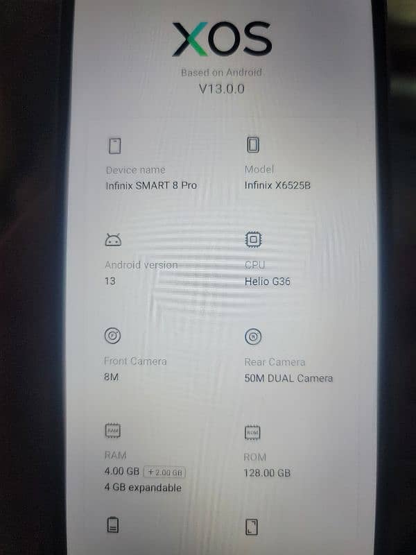 infinix smart 8 pro4+4/128 0