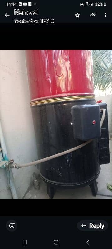 Electric and gas geyser for Rs. 25000 7