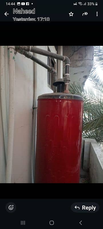 Electric and gas geyser for Rs. 25000 8