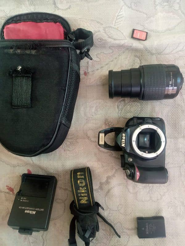 Nikon d3100 with lense and all assearies cash on del avil price final 4