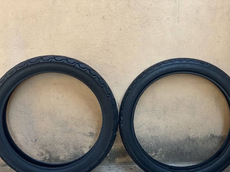 Tyres and Tubes R 90/90-18 & F 2.75-18 Service 1