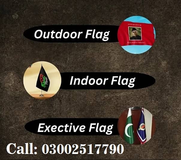 Company Flag with Pole for Office Decoration, Table Flag, Outdoor flag 19