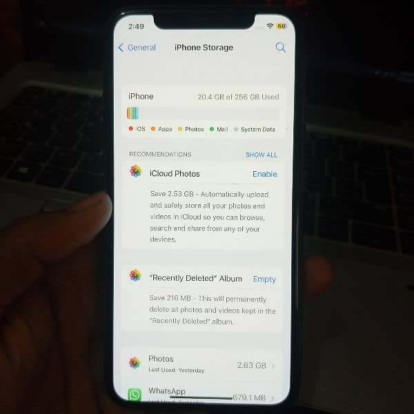 Iphone X 256Gb Factory Unlock, True tone Face ID Silent Button Working 6