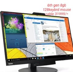 LENOVO THINK CENTER ALL IN ONE Boder less PC 7th GEN 16GB 256ssd