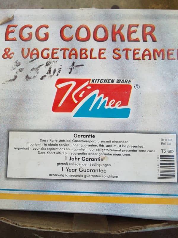 EGG COOKER & VEGETABLE STEAME 1