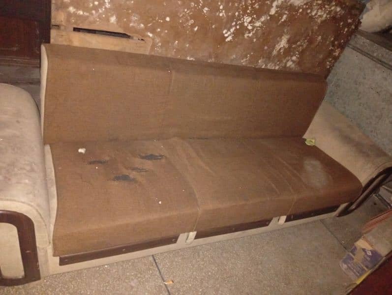 sofa com bed for urgent sale 1