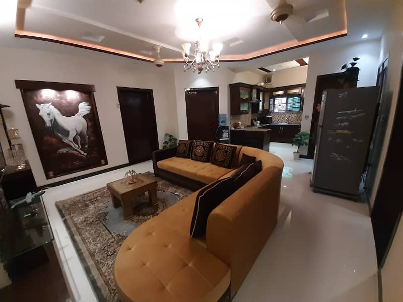 Ten Marla Furnished Upper Portion in bahria town lahore 1